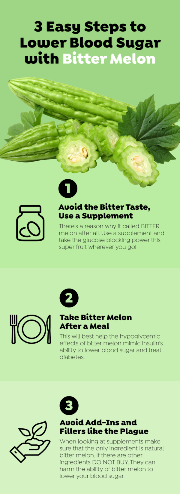 3 Easy Steps to Lower Blood Sugar With Bitter Melon Good Supplements